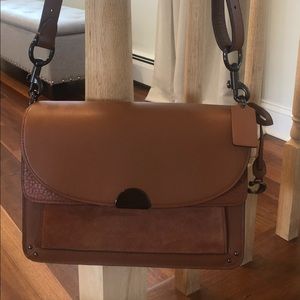 Coach Dreamer shoulder bag in saddle